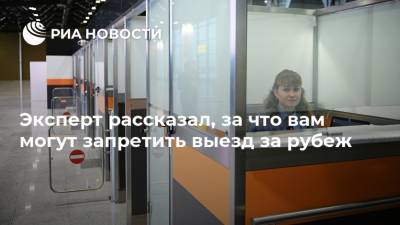 Анатолий Миронов - Эксперт рассказал, за что вам могут запретить выезд за рубеж - ria.ru - Москва - Россия