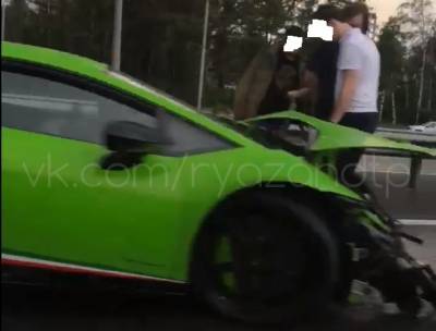 На дороге в Рязани в ДТП попал Lamborghini - 7info.ru - Рязань