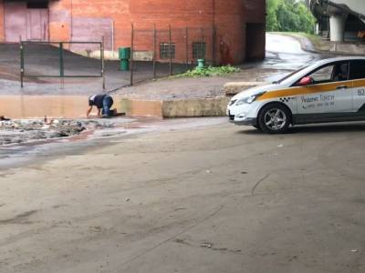 Водитель «Яндекс.Такси» решил прочистить ливневку в Москве - bloknot.ru - Москва