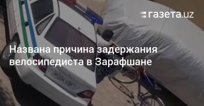 Названа причина задержания велосипедиста в Зарафшане - gazeta.uz - Навоийской обл.