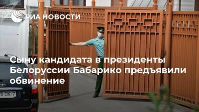 Виктор Бабарико - Эдуард Бабарико - Дмитрий Лаевский - Сыну кандидата в президенты Белоруссии Бабарико предъявили обвинение - ria.ru - Белоруссия - Минск