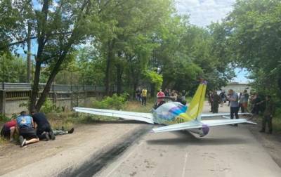Опубликовано видео момента падения самолета в Одессе - korrespondent.net - Одесса - район Малиновский, Одесса
