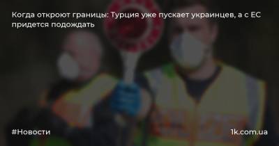 Когда откроют границы: Турция уже пускает украинцев, а с ЕС придется подождать - 1k.com.ua - Украина - Киев - Львов - Турция - Одесса