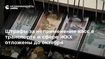 Владимир Путин - Штрафы за неприменение касс в транспорте и сфере ЖКХ отложены до октября - realty.ria.ru - Москва - Россия