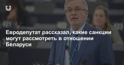 Александр Лукашенко - Сергей Тихановский - Михаэль Галер - Виктор Бабарико - Евродепутат рассказал, какие санкции могут рассмотреть в отношении Беларуси - news.tut.by - Белоруссия