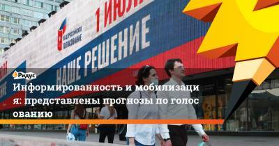 Информированность имобилизация: представлены прогнозы поголосованию - ridus.ru - Россия