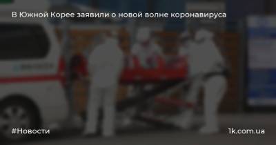 В Южной Корее заявили о новой волне коронавируса - 1k.com.ua - Южная Корея - Сеул - Корея