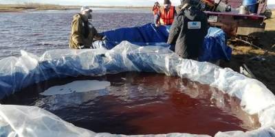 Эколог взял пробы воды. Мероприятия по ликвидации разлива топлива «Норникеля» - «профанация и красивая картинка для журналистов» - argumenti.ru