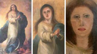 святой Георгий - Очередной испанский шедевр испорчен реставратором-любителем - bbc.com - Испания