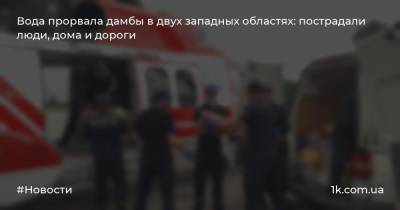 Вода прорвала дамбы в двух западных областях: пострадали люди, дома и дороги - 1k.com.ua - Ивано-Франковская обл. - Черновицкая обл.