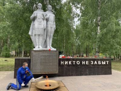 Компания «Газпром газораспределение Сыктывкар» газифицировала мемориал «Никто не забыт» в Емве - bnkomi.ru - респ. Коми - Сыктывкар - район Княжпогостский