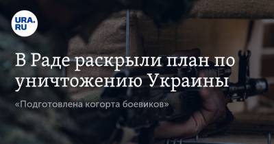 Сергей Литвиненко - Илья Кива - В Раде раскрыли план по уничтожению Украины. «Подготовлена когорта боевиков» - ura.news - Украина