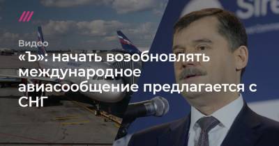 Михаил Мишустин - Софья Сандурская - «Ъ»: начать возобновлять международное авиасообщение предлагается с СНГ - tvrain.ru - Москва - Россия