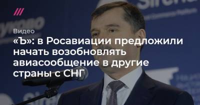 Михаил Мишустин - Софья Сандурская - «Ъ»: в Росавиации предложили начать возобновлять авиасообщение в другие страны с СНГ - tvrain.ru - Москва - Россия