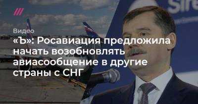 Михаил Мишустин - Софья Сандурская - «Ъ»: Росавиация предложила начать возобновлять авиасообщение в другие страны с СНГ - tvrain.ru - Москва - Россия