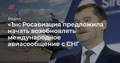 Михаил Мишустин - Софья Сандурская - «Ъ»: Росавиация предложила начать возобновлять международное авиасообщение с СНГ - tvrain.ru - Москва - Россия