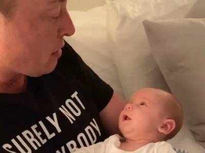 Илон Маск - Мэй Маск - «Это твой папа говорит»: Илон Маск трогательно общался с новорожденным сыном - golos.ua