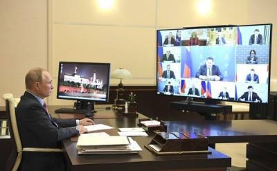 Владимир Путин - Путин вошел во вкус: "Формат видеовстреч можно использовать и в будущем" - nakanune.ru