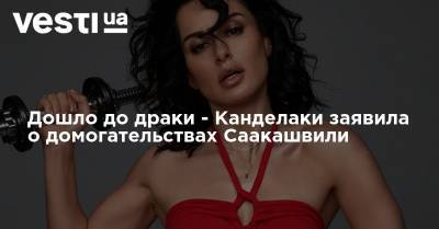 Михаил Саакашвили - Тина Канделаки - Дошло до драки - Канделаки заявила о домогательствах Саакашвили - vesti.ua - Грузия