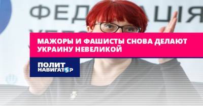 Галина Третьякова - Мажоры и фашисты снова делают Украину невеликой - politnavigator.net - Украина