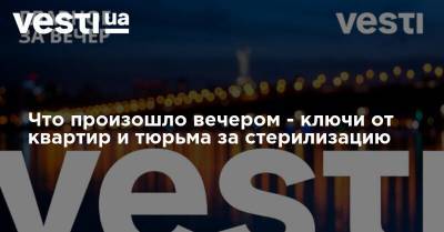 Владимир Зеленский - Андрей Портнов - Что произошло вечером - ключи от квартир и тюрьма за стерилизацию - vesti.ua - Украина - Ивано-Франковская обл.