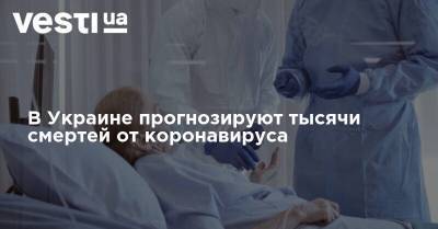 Юрий Ганиченко - В Украине прогнозируют тысячи смертей от коронавируса - vesti.ua - Украина - Киев
