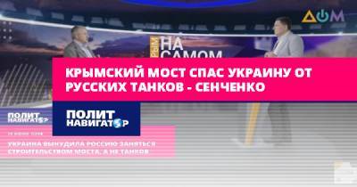 Андрей Сенченко - Крымский мост спас Украину от русских танков – Сенченко - politnavigator.net - Россия - Украина - Крым