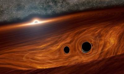 Слияние черных дыр сияет в триллионы раз ярче Солнца, – ученые - focus.ua - Нью-Йорк