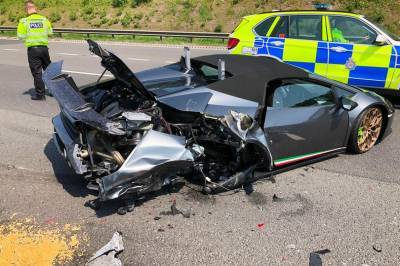 В Британии Lamborghini за $265 тыс. разбили через 20 минут после покупки - focus.ua - Англия