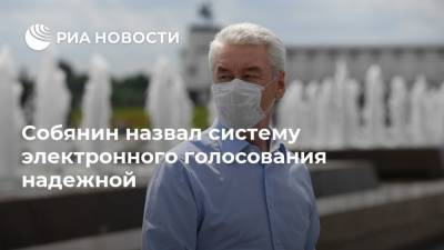 Сергей Собянин - Собянин назвал систему электронного голосования надежной - ria.ru - Москва - Россия