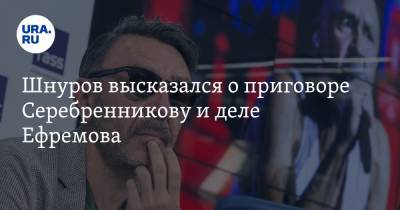 Кирилл Серебренников - Сергей Шнуров - Михаил Ефремов - Анастасия Тропицель - Шнуров высказался о приговоре Серебренникову и деле Ефремова. «Кровь настоящая, суд тоже» - ura.news