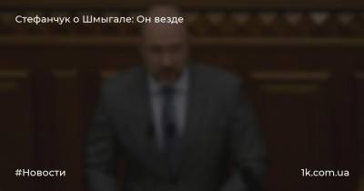 Руслан Стефанчук - Денис Шмыгаль - Стефанчук о Шмыгале: Он везде - 1k.com.ua - Украина