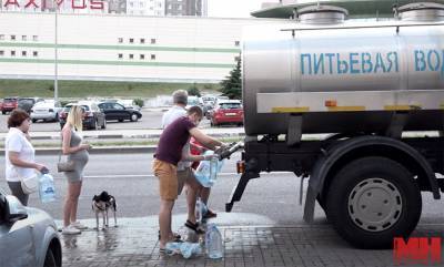 В Минске продолжается подвоз чистой питьевой воды - naviny.by - Минск