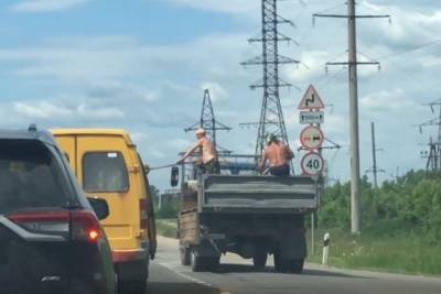 Дорожные рабочие заинтриговали костромских водителей - kostroma.mk.ru - Костромская обл. - Волгореченск