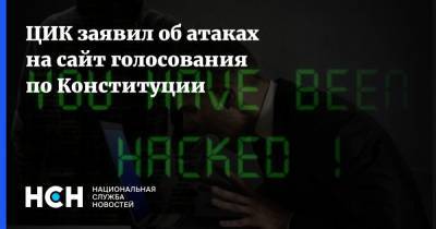 ЦИК заявил об атаках на сайт голосования по Конституции - nsn.fm - Россия - Англия - Сингапур