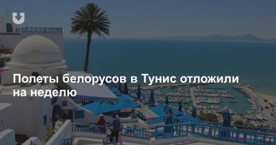 Полеты белорусов в Тунис отложили на неделю - news.tut.by - Белоруссия - Тунис - Тунисская Респ.