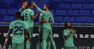 Карим Бензем - Реал Мадрид - "Реал" благодаря филигранному голу справился с "Эспаньолом" и единолично возглавил Примеру - tsn.ua - Испания - Мадрид