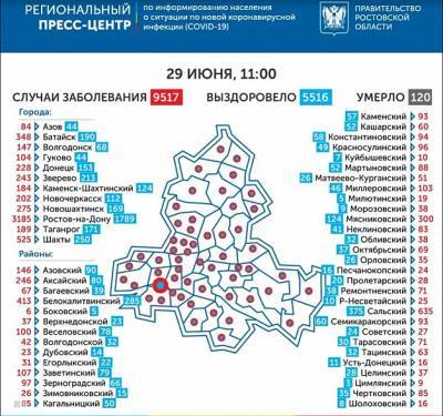 Карта распространения инфекции: где на Дону выявили COVID-19? - dontr.ru - Волгодонск - Новочеркасск - Новошахтинск - Батайск