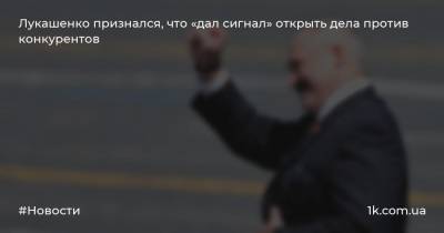 Александр Лукашенко - Сергей Тихановский - Светлана Тихановская - Лукашенко признался, что «дал сигнал» открыть дела против конкурентов - 1k.com.ua - Белоруссия