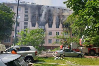 Межэтажные перекрытия не повреждены в результате пожара в Москве - vm.ru - Москва