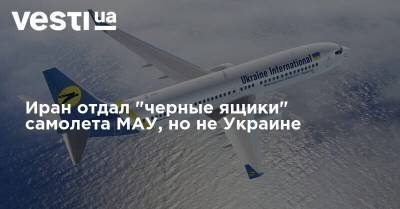 Иран отдал "черные ящики" самолета МАУ, но не Украине - vesti.ua - Украина - Иран - Канада - Тегеран