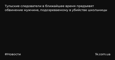 Тульские следователи в ближайшее время предъявят обвинение мужчине, подозреваемому в убийстве школьницы - 1k.com.ua - Россия - Тульская обл. - район Киреевский