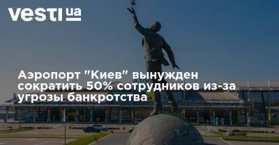 Аэропорт "Киев" вынужден сократить 50% сотрудников из-за угрозы банкротства - vesti.ua - Киев