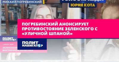 Владимир Зеленский - Петр Порошенко - Михаил Погребинский - Погребинский анонсирует противостояние Зеленского с «уличной... - politnavigator.net - Украина - Киев