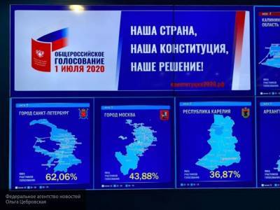 ЦИК сообщил о явке 60,1% на голосование по Конституции - newinform.com - Россия