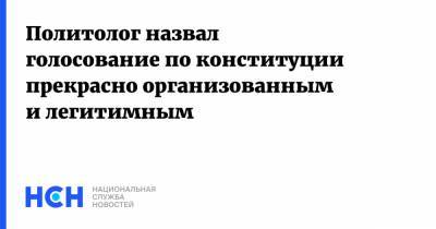 Дмитрий Журавлев - Политолог назвал голосование по конституции прекрасно организованным и легитимным - nsn.fm - Москва - Россия