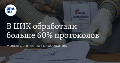 В ЦИК обработали больше 60% протоколов. Новые данные по голосованию - ura.news - Россия - Хабаровский край - респ. Саха - респ.Бурятия - респ.Тыва