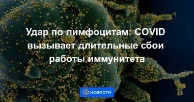 Удар по лимфоцитам: COVID вызывает длительные сбои работы иммунитета - news.mail.ru - Китай - Ухань