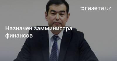 Назначен замминистра финансов - gazeta.uz - Узбекистан - Самаркандская обл. - Ташкент