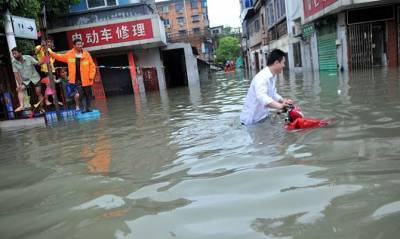 От наводнений в Китае пострадали более 30 млн человек - capital.ua - Китай - Чунцин - район Гуанси-Чжуанский